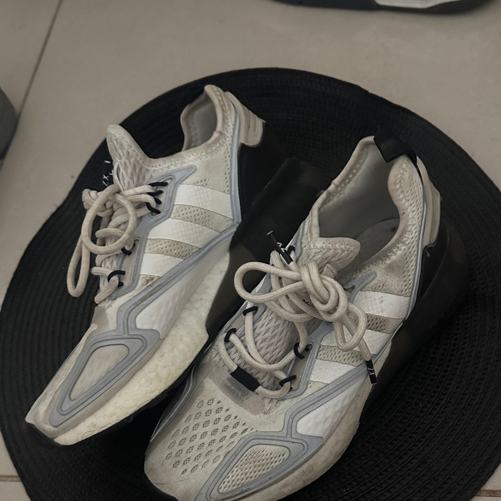 Adidas White and Black Athletic Shoes